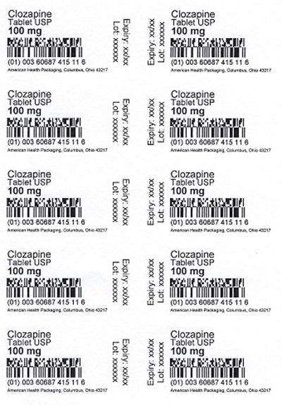 100 mg Clozapine Tablet Blister (100 mg Blister)